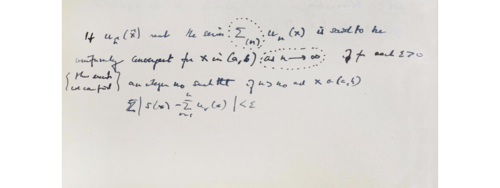 Alan Turing manuscript
