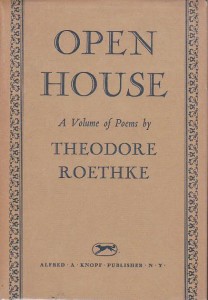 open house roethke first edition