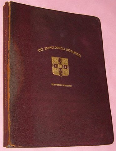 encyclopaedia britannica, eleventh edition