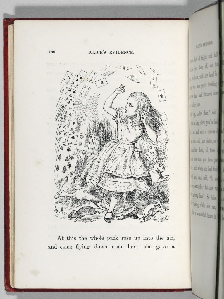 One of the images Tenniel declared entirely dissatistactory, leading to the recall of the entire first edition. Credit: Christie’s Images LTD.