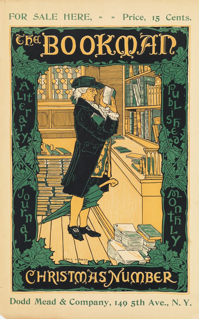 literary poster for The Bookman - Rare Finds from Fine Books Magazine & Biblio.com