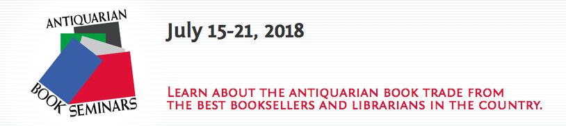 2018 Colorado Antiquarian Bookseller Seminar scholarship from Biblio!