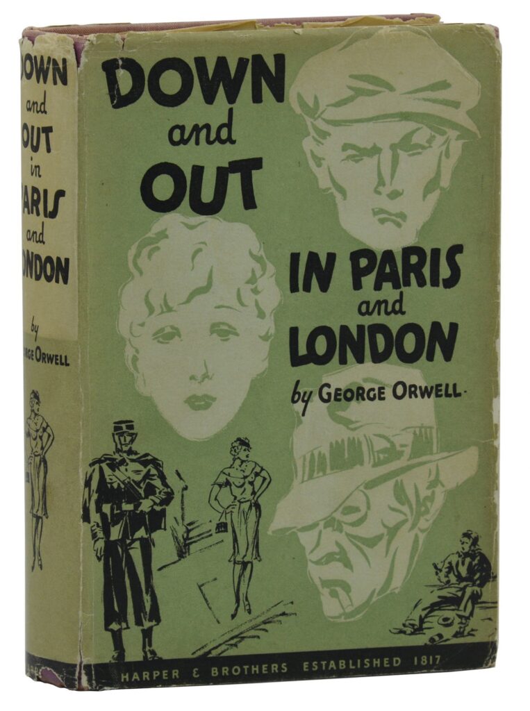 view copies of the Down and Out in Paris and London for sale