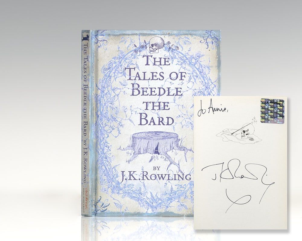 Copy of The Tales of Beedle The Bard  book signed