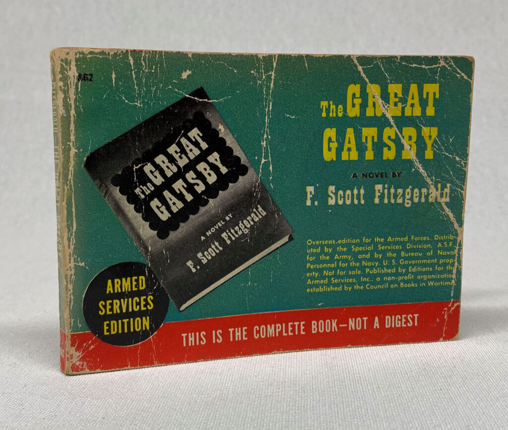 The Great Gatsby Armed Services edition copy